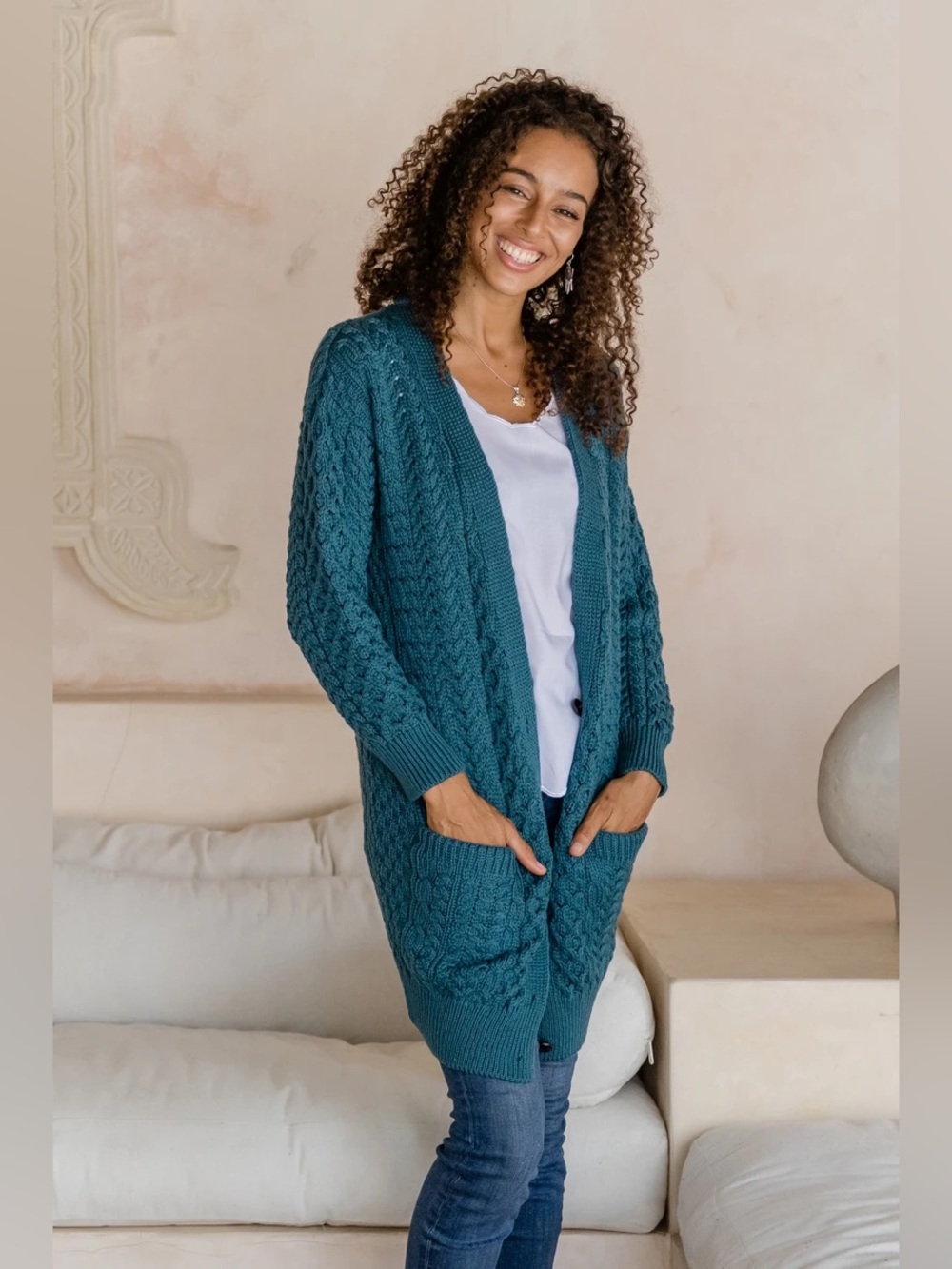 ARAN CRAFTS Knit Cardigan